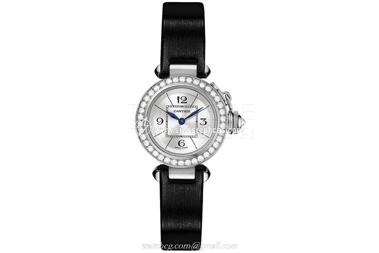 Cartier Miss Pasha wj124027 18k White Gold Quartz