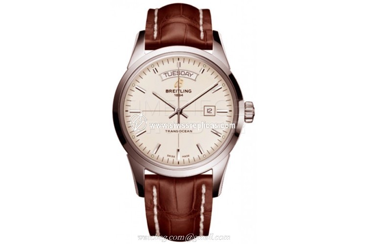Breitling Transocean Day Date a4531012/g751-2ct Stainless Steel Automatic-Chronometer