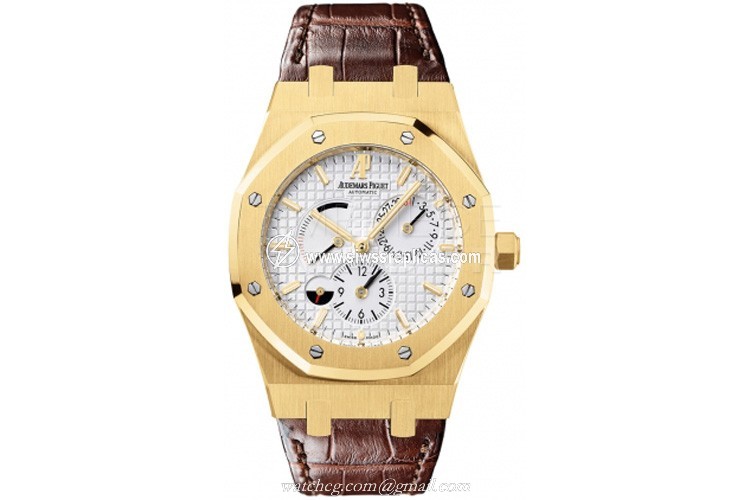 Audemars Piguet Royal Oak Dual Time Power Reserve 26120ba.oo.d088cr.01 18k Yellow Gold Automatic 