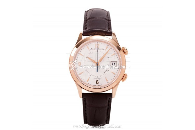 Jaeger LeCoultre Master Memovox Q1412530 18k Rose Gold Automatic