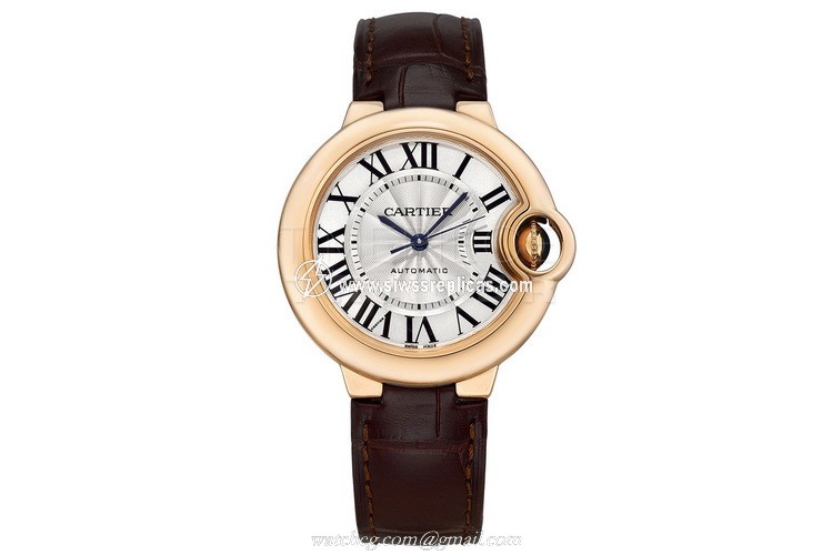 Cartier Ballon Bleu w6920097 18kt Rose Gold Automatic