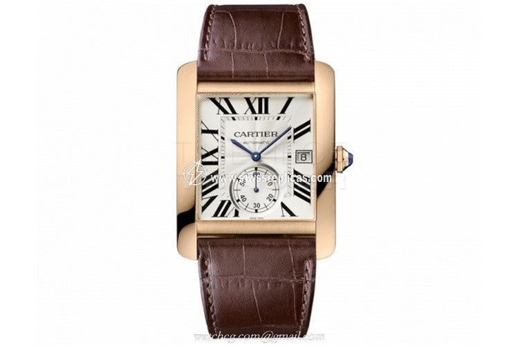 Cartier Tank MC W5330001 18kt Rose Gold Automatic