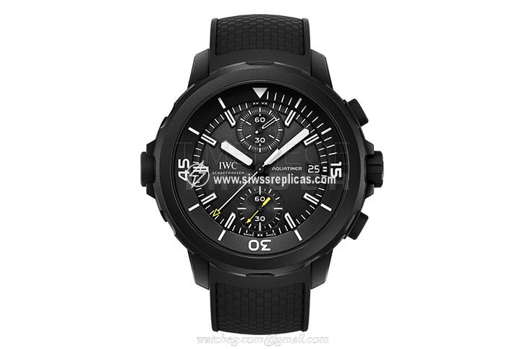 IWC Aquatimer iw379502 Galapagos Islands Rubber Clad Stainless Steel Automatic