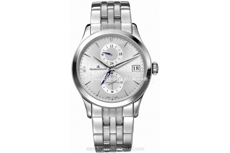 Jaeger LeCoultre Master DualTime Q1628130 Stainless Steel Automatic