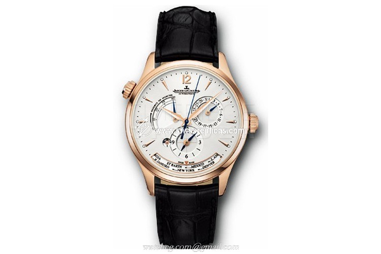 Jaeger LeCoultre Master Control Geographic Q1422521 18k Rose Gold Automatic