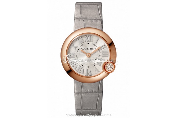 Cartier Ballon Blanc wgbl0005 18kt Rose Gold Quartz