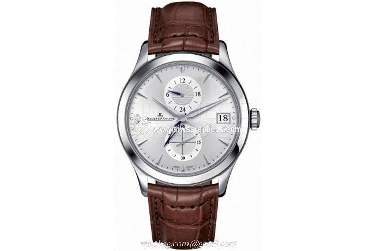 Jaeger LeCoultre Master DualTime Q1628430 Stainless Steel Automatic