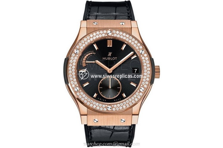 Hublot Classic Fusion 516.ox.1480.lr.1104 18kt Rose Gold Manual Wind