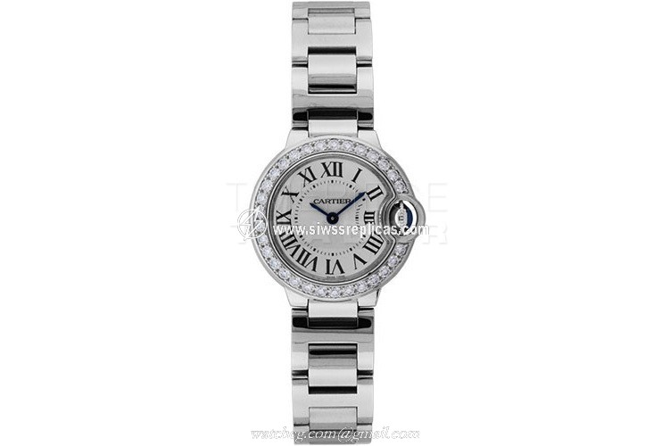 Cartier Ballon Bleu we9003z3 18kt White Gold Quartz