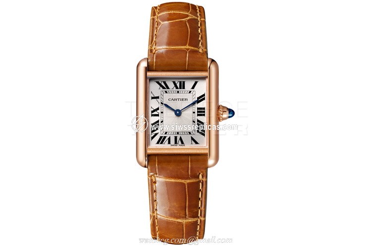 Cartier Tank Louise wgta0010 18kt Rose Gold Manual Wind