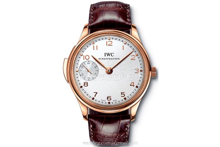 IWC Portuguese Minute Repeater IW5242-02 18k Rose Gold Manual Wind