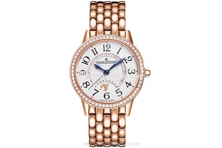 Jaeger LeCoultre Rendez-Vous Night & Day Q3442120 18k Rose Gold Automatic