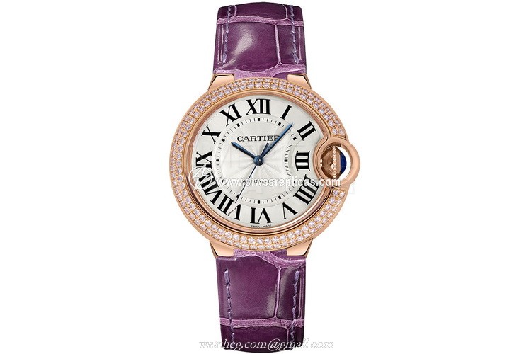 Cartier Ballon Bleu WJBB0009 18kt Rose Gold Automatic