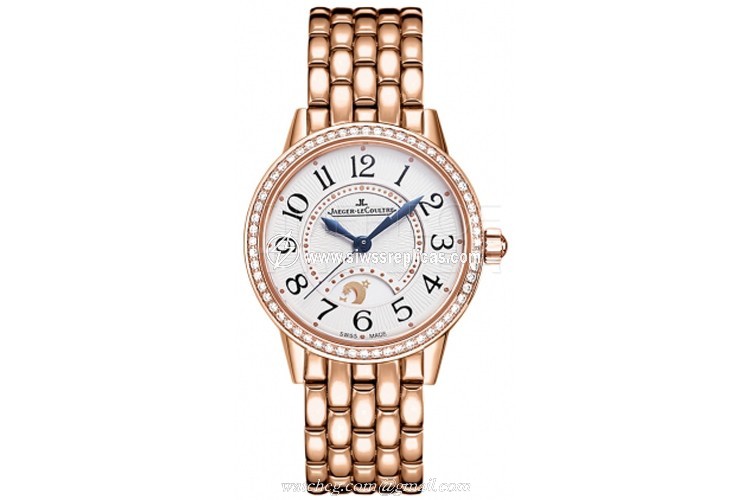 Jaeger LeCoultre Rendez-Vous Night & Day 29mm 346.21.21 18k Rose Gold Automatic