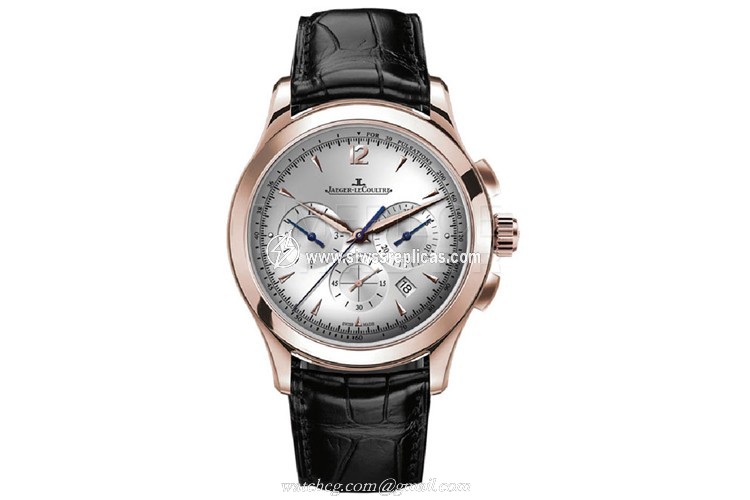 Jaeger LeCoultre Master Chronograph Q153.24.20 18k Rose Gold Automatic Chronograph