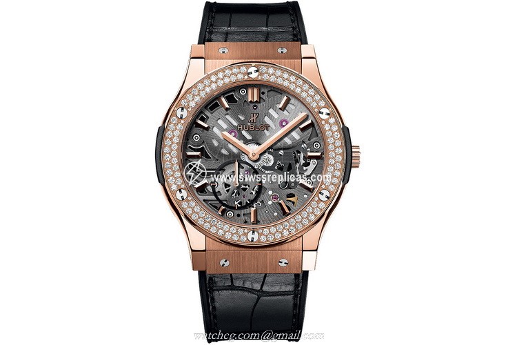 Hublot Classic Fusion 545.ox.0180.lr.1104 18kt Rose Gold Manual Wind