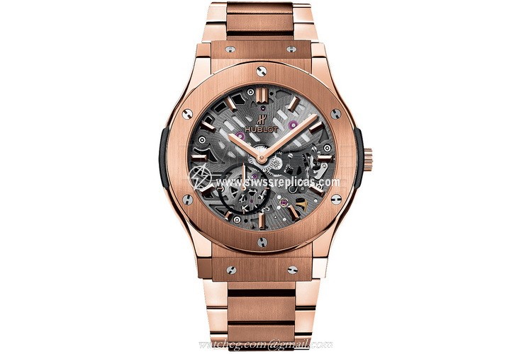 Hublot Classic Fusion 545.ox.0180.ox 18kt Rose Gold Manual Wind