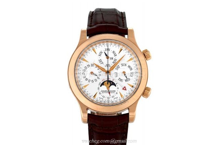 Jaeger LeCoultre Master Memovox 146.2.95 18k Rose Gold Automatic Self-Winding