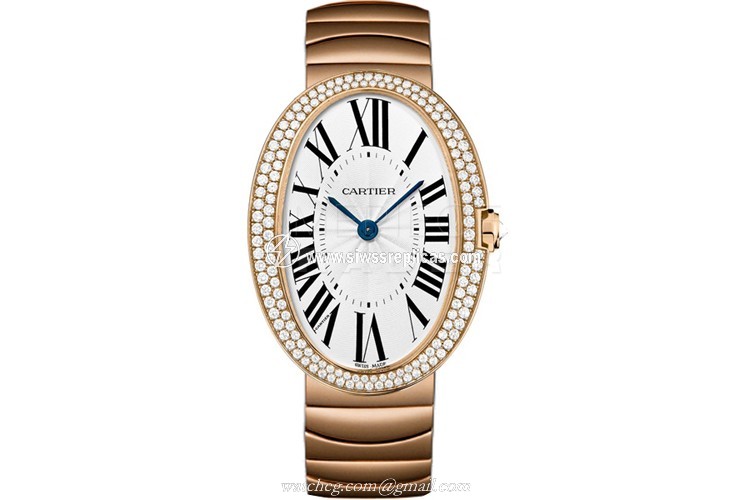 Cartier Baignoire wb520003 18k Rose Gold Manual Wind