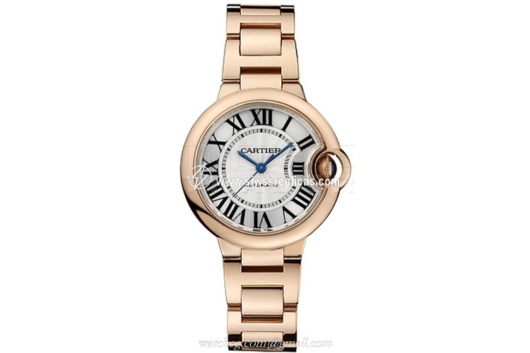 Cartier Ballon Bleu - 33mm w6920068 18k Rose Gold Automatic