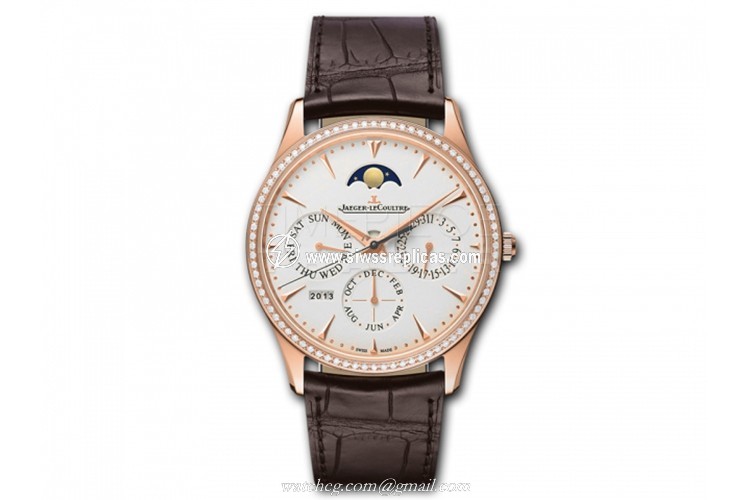 Jaeger LeCoultre Master Ultra Thin Perpetual Q1302501 18k Rose Gold Automatic