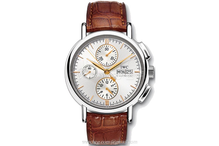 iwc Portofino Chronograph IW3783-02 Stainless Steel Automatic Chronograph