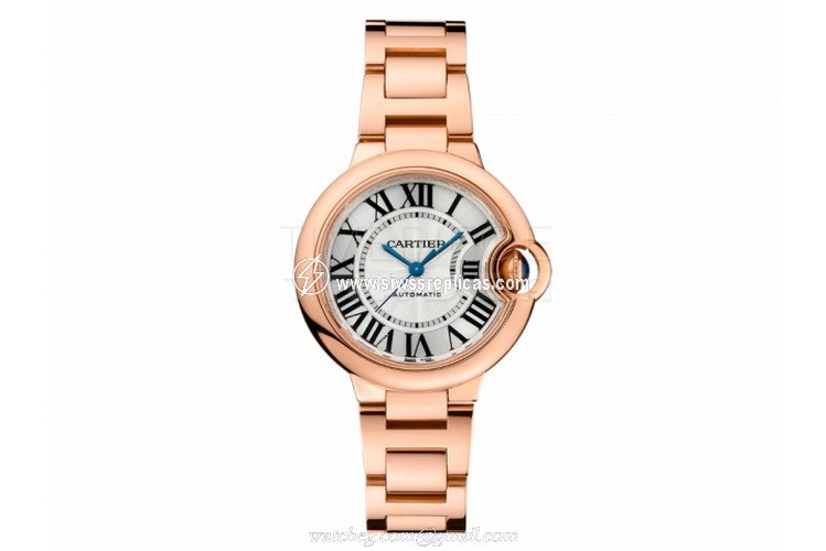 Cartier Ballon Bleu w6920096 18kt Rose Gold Automatic