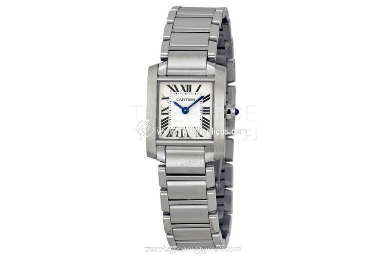 Cartier Tank Francaise w51008q3 Stainless Steel Quartz