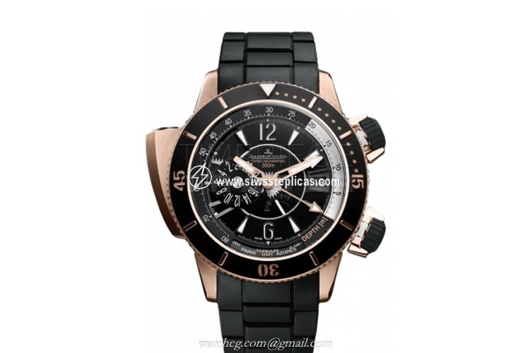 Jaeger LeCoultre Master Compressor Divers q1852740 18K Rose Gold Automatic