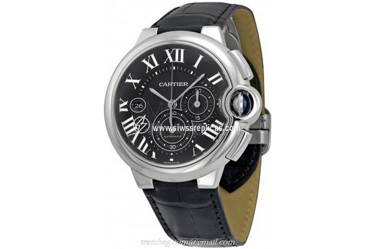 Cartier Ballon Bleu Chronograph w6920079 Stainless Steel Automatic