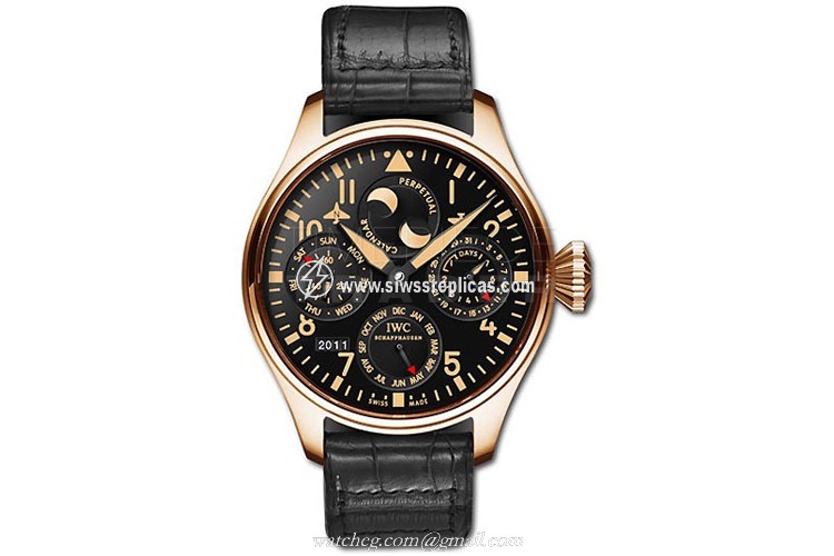 IWC Big Pilot Perpetual Bucherer IW502635 18k Rose Gold Automatic