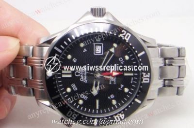 Omega Seamaster GMT Black Dial Replica Omega Watches