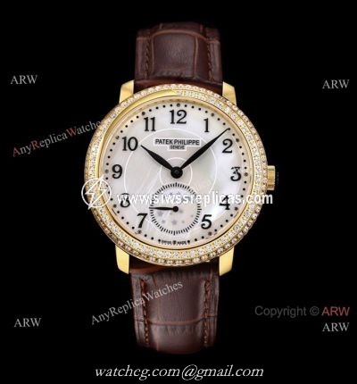 Swiss Copy Patek Philippe Complications Moonphase 4968R Watch Gold Case