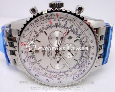 Breitling Copy Watches China Made Breitling chronometer Navitimer Silver Face Watch 42mm