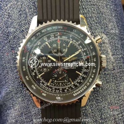 Copy Breitling Navitimer EDITION SPECIALE Black Rubber Watch