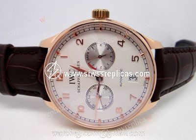 REPLICA IWC 7 DAYS ROSE GOLD MENS WATCH