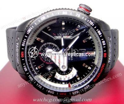 TAG Heuer Grand Carrera Calibre 36 Fiyat Black rubber Strap Watch