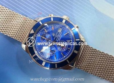 Breitling Aeromarine Superocean Heritage Watch Blue Dial / Blue Bezel