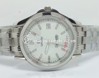 Replica Omega Seamaster 36 mm Watch Stainless Steel White Dial
