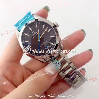 2019 Copy Omega Seamaster Aqua Terra 150m Watch Stainless Steel Gray Dial
