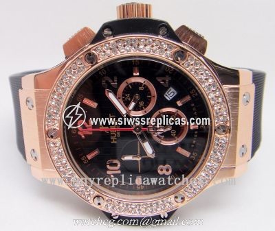 Hublot Big Bang Rose Gold Case w/ Diamond Bezel Hublot Geneve