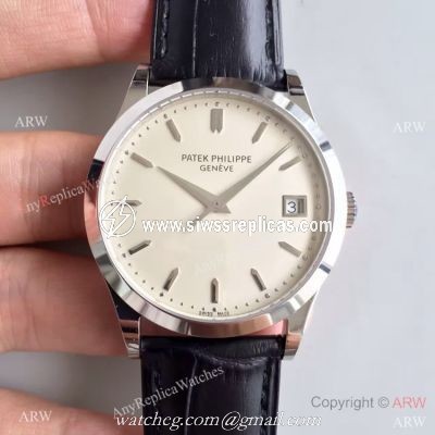 Copy Swiss Patek Philippe Cal.324 S C Watch SS White Dial