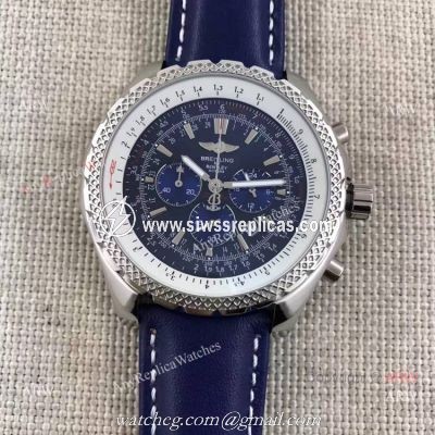 Breitling 1884 Bentley Motors T Chronograph Blue Subdials Watch