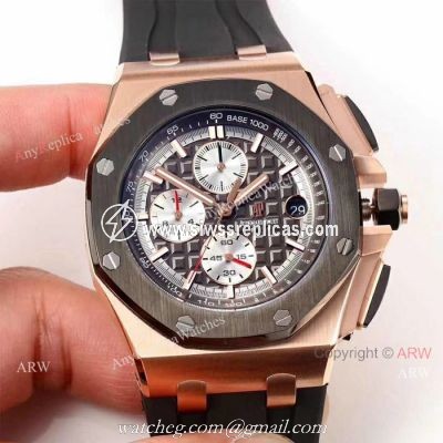 Japan Grade Audemars Piguet Royal Oak Offshore Replica watch Gray Structured Dial