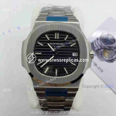 AAA Grade Swiss Copy Patek Philippe Geneve Watch Black Dial