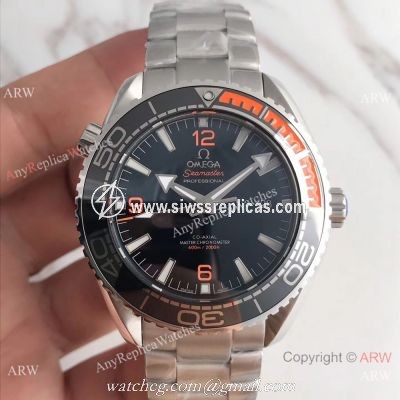 Swiss 8900 Omega Seamaster 600M SS Black Dial Watch New 1:1 Best Edition