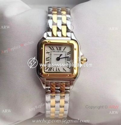 2018 New Replica Cartier Panthere De Womens Watch 2-Tone