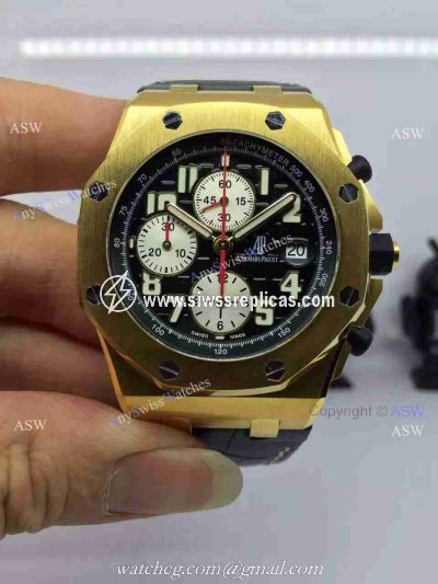 Swiss Audemars Piguet Royal Oak Offshore Monte Napoleone Gold Replica watch