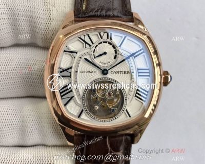 Swiss Grade One Cartier Drive De Rose Gold Watch Power Reserve