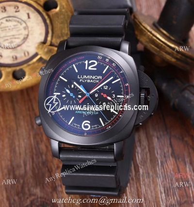 Luminor Flyback Rubber Watch Panerai Americas Cup